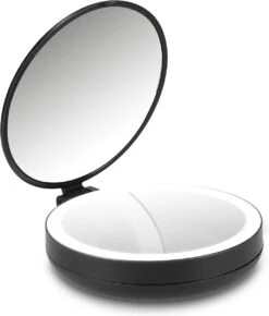 Navaris 1x/5x Vergrotende Make-up Spiegel - Compacte Opvouwbare Kap- En Reisspiegel - Led-verlichte Dubbelzijdige Make-upspiegel - Zwart 13 Navaris 1x/5x Vergrotende Make-up Spiegel - Compacte Opvouwbare Kap- En Reisspiegel - Led-verlichte Dubbelzijdige Make-upspiegel - Zwart -Cosmetica Winkel 1023x1200