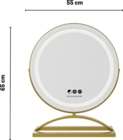 Marbor Make Up Spiegel Met LED Verlichting - Goud - Hollywood Mirror 13 Marbor Make Up Spiegel Met LED Verlichting - Goud - Hollywood Mirror -Cosmetica Winkel 1052x1200