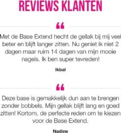 Pink Gellac - Base Extend - Base Coat Gellak - Snel Afweekbaar - 15 Ml -Cosmetica Winkel 1089x1200 1