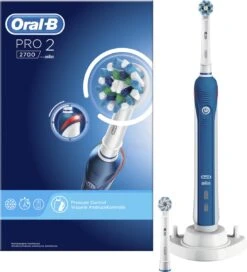 Oral B Oral-B Pro 2 2700 CrossAction - Elektrische Tandenborstel - Blauw, Wit 24 Oral B Oral-B Pro 2 2700 CrossAction - Elektrische Tandenborstel - Blauw, Wit -Cosmetica Winkel 1089x1200 2