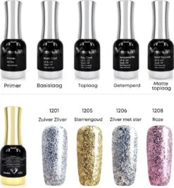 Venalisa 120 Set | 12ml Per Stuk | Professionele Set | Gellak Nagellak | Inclusief Koffer | Polygel | Polygel Kleuren | Polygel Nagels | Polygel Kit -Cosmetica Winkel 1116x1200