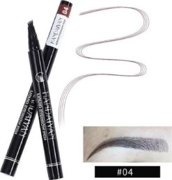 Joya Beauty® Microblading Eyebrow Tattoo Pen | Waterproof Tattoo Wenkbrauw Pen |Wenkbrauwpen | Kleur 4: Bruin