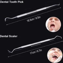 Compleet Tandarts Setje –4 Stuks Tandsteenhaakje – Tandartshaakje - Mondspiegel – Tandarts Gereedschap – Mondverzorging – Stainless Steel 11 Compleet Tandarts Setje –4 Stuks Tandsteenhaakje – Tandartshaakje - Mondspiegel – Tandarts Gereedschap – Mondverzorging – Stainless Steel -Cosmetica Winkel 1194x1200 4