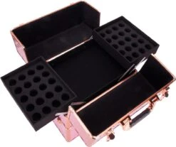 Koffer Groot Holo/Golden Rose XXL Met Opbergvakken -Cosmetica Winkel 1200x1006