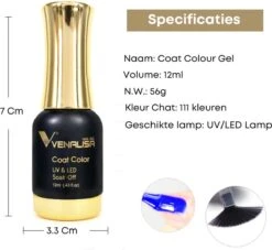 Venalisa 120 Set | 12ml Per Stuk | Professionele Set | Gellak Nagellak | Inclusief Koffer | Polygel | Polygel Kleuren | Polygel Nagels | Polygel Kit -Cosmetica Winkel 1200x1105