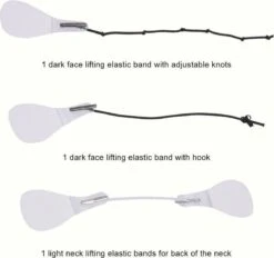 Facelift Tape - Face Tape - Gezicht Tape - Face Tape Lift - Beauty Tape - Facelift Tape Met Elastiek - 40 Stickers + 3 Verschillende Touwtjes -Cosmetica Winkel 1200x1125