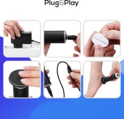 LifeWise Elektrische Eelt Verwijderaar - Voetvijl - 60 Vervangbare Schuurpads - Netstroom Adapter -Cosmetica Winkel 1200x1153 3