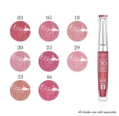 Bourjois Gloss Effet 3D Effect Lipgloss - 03 Brun Rose Academic -Cosmetica Winkel 1200x1164 2