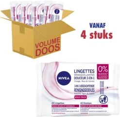 Nivea 3 In 1 Verzachtende Reinigingsdoekjes - Droge En Gevoelige Huid - Zonder Alcohol - 4 X 40 Stuks 8 Nivea 3 In 1 Verzachtende Reinigingsdoekjes - Droge En Gevoelige Huid - Zonder Alcohol - 4 X 40 Stuks -Cosmetica Winkel 1200x1171 1