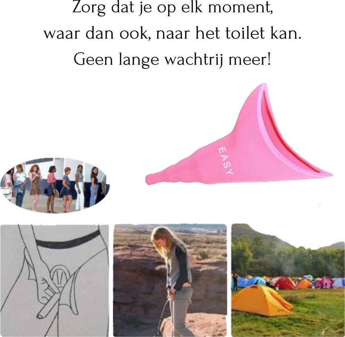 Plastuit - Plastuitje - Herbruikbaar - Verbeterd Model - Urinaal - Siliconen - Plastuit Voor Vrouwen 7 Plastuit - Plastuitje - Herbruikbaar - Verbeterd Model - Urinaal - Siliconen - Plastuit Voor Vrouwen - Afbeelding 5