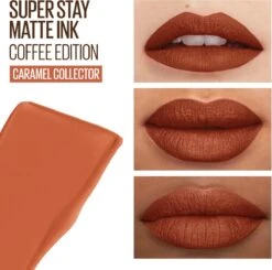 Maybelline SuperStay Matte Ink Lipstick Coffee Collection Limited Edition - 265 Caramel Collector - Nude Lippenstift - 5 Ml -Cosmetica Winkel 1200x1192