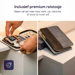 Skeraxo 8-delige Luxe Verschillende Tools - Professioneel Manicure Set & Pedicureset Met Nagelvijl & Nageltang – Behandeling Nagels En Huid -Cosmetica Winkel 1200x1195 2