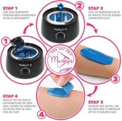 MURLEY'S Wax Apparaat Ontharen Set 500 Gram Waxbonen, Pre En Afterspray (2x 60ml) En 30 Houten Spatels Voor Lichaam En Gezicht 12 MURLEY'S Wax Apparaat Ontharen Set 500 Gram Waxbonen, Pre En Afterspray (2x 60ml) En 30 Houten Spatels Voor Lichaam En Gezicht -Cosmetica Winkel 1200x1196 5