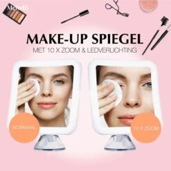 Melodii ML10X - Make Up Spiegel Met LED Verlichting - Scheerspiegel - 10x Vergroting - Met Tru-Daylight Verlichting - Voor Hem En Voor Haar -Cosmetica Winkel 1200x1200 14