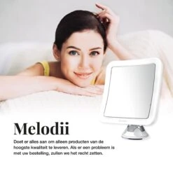 Melodii ML10X - Make Up Spiegel Met LED Verlichting - Scheerspiegel - 10x Vergroting - Met Tru-Daylight Verlichting - Voor Hem En Voor Haar -Cosmetica Winkel 1200x1200 15