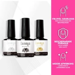 Luneya Gellak - Starterspakket - Primer - Base Coat - Top Coat - LED Lamp Gel Nagellak -Cosmetica Winkel 1200x1200 203