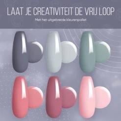 Gellak Starterspakket - Gellak - Gel Nagellak - Gellak Set - 6x8ML Kleuren - Nude Edition - Gellac - Nude Kleuren -Cosmetica Winkel 1200x1200 220