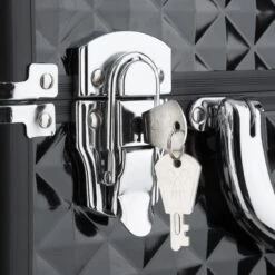 Dreamble Make-up Koffer - Make-up Trolley - Zwart - Rijdbaar - Met Wieltjes - Compact - 8 Vakken - Met Slot - 2 Sleutels -Cosmetica Winkel 1200x1200 247