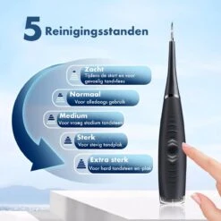 DynaBright Elektrische Tandsteen Verwijderaar - 5 Standen - 5 Delig - Incl. Professionele Tandarts Set - Tandplak - Zwart - Tong Schraper - USB - Tand Verzorging 9 DynaBright Elektrische Tandsteen Verwijderaar - 5 Standen - 5 Delig - Incl. Professionele Tandarts Set - Tandplak - Zwart - Tong Schraper - USB - Tand Verzorging -Cosmetica Winkel 1200x1200 361
