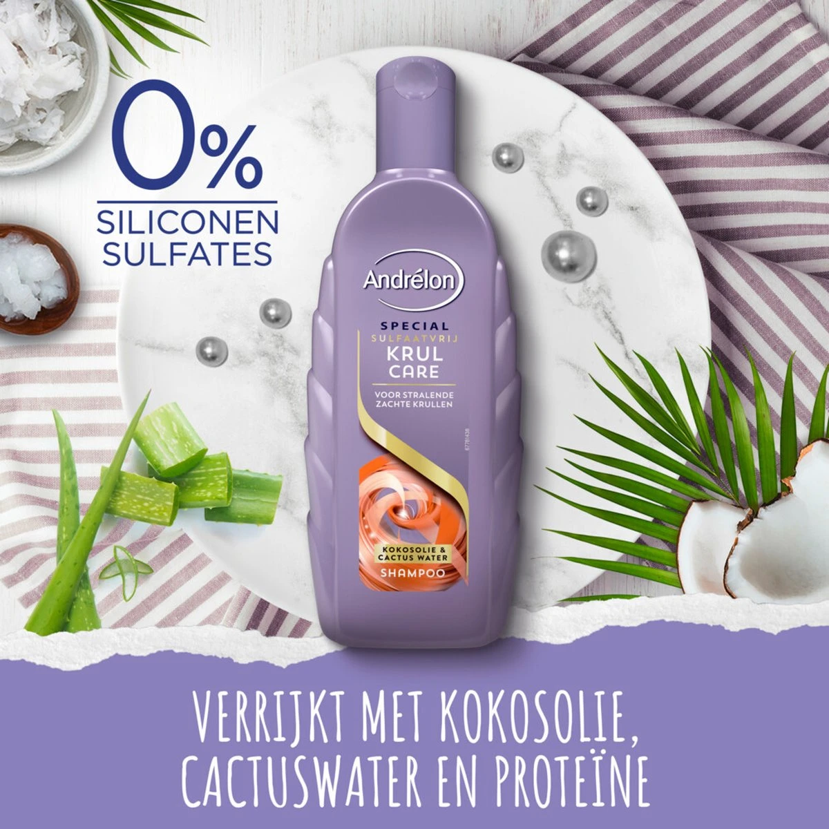 Andrélon Krul Care Shampoo - 6 X 300 Ml - Voordeelverpakking 13 Andrélon Krul Care Shampoo - 6 X 300 Ml - Voordeelverpakking - Afbeelding 11