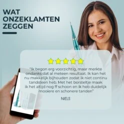 Merkloos Tandsteen Verwijderaar Elektrisch Dentect – Tandenborstel Opzetstukken - Tandarts Spiegel - 5 Standen - Groen -Cosmetica Winkel 1200x1200 396