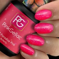 Pink Gellac - Paradise Pink - Gellak - Vegan - Roze - Glanzend - 15ml -Cosmetica Winkel 1200x1200 89