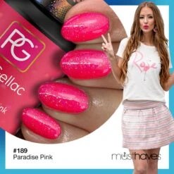 Pink Gellac - Paradise Pink - Gellak - Vegan - Roze - Glanzend - 15ml -Cosmetica Winkel 1200x1200 90