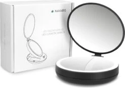 Navaris 1x/5x Vergrotende Make-up Spiegel - Compacte Opvouwbare Kap- En Reisspiegel - Led-verlichte Dubbelzijdige Make-upspiegel - Zwart 15 Navaris 1x/5x Vergrotende Make-up Spiegel - Compacte Opvouwbare Kap- En Reisspiegel - Led-verlichte Dubbelzijdige Make-upspiegel - Zwart -Cosmetica Winkel 1200x847 1