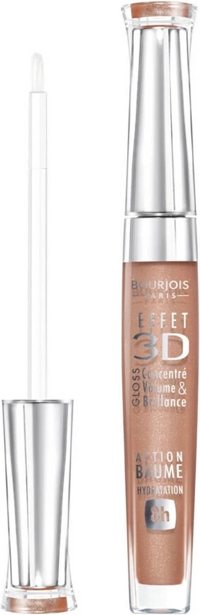 Bourjois Gloss Effet 3D Effect Lipgloss - 33 Brun Poetic 4 Bourjois Gloss Effet 3D Effect Lipgloss - 33 Brun Poetic - Afbeelding 2