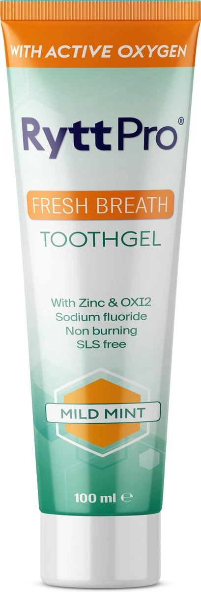 RyttPro®️ Tandpasta (100ML) - Frisse Adem + Actieve Zuurstof (OXI2) + Zink - Helpt Tegen Slechte Adem ( Halitosis ) 3 RyttPro®️ Tandpasta (100ML) - Frisse Adem + Actieve Zuurstof (OXI2) + Zink - Helpt Tegen Slechte Adem ( Halitosis )