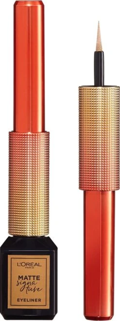 L’Oréal Paris Paris Electric Nights Superliner Matte Signature Eyeliner - Limited Edition – 10 Gold – Goud -Cosmetica Winkel 448x1200 1