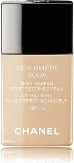 Chanel Vitalumiere Aqua Foundation - 30 Beige - SPF15 - 30 Ml -Cosmetica Winkel 548x1200