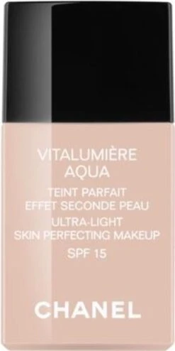 Chanel Vitalumiere Aqua Foundation - 30 Beige - SPF15 - 30 Ml -Cosmetica Winkel 600x1200 3