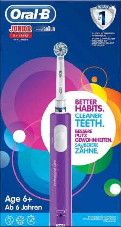 Oral B Oral-B Junior 6+ - Elektrische Tandenborstel - Paars & Groen DUOSET 10 Oral B Oral-B Junior 6+ - Elektrische Tandenborstel - Paars & Groen DUOSET -Cosmetica Winkel 639x1200 1