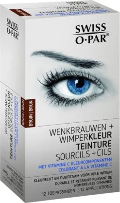 Swiss O Par - Wenkbrauw- En Wimperverf Bruin 1 Set 8 Swiss O Par - Wenkbrauw- En Wimperverf Bruin 1 Set -Cosmetica Winkel 710x1200