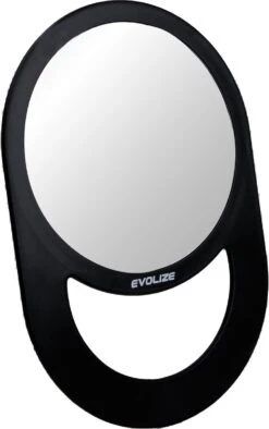 Evolize Onbreekbare Spiegel Met Handvat - Ø 16,5 Cm - Ophangbaar - Rond - Handspiegel - Kappersspiegel - Reisspiegel - Make Up - Afmeting: 28 X 19 Cm - Zwart -Cosmetica Winkel 753x1200
