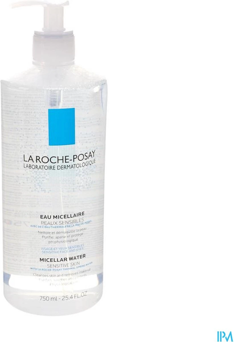La Roche-Posay Fysiologisch Micellair Water - 750ml - Gevoelige Huid 7 La Roche-Posay Fysiologisch Micellair Water - 750ml - Gevoelige Huid - Afbeelding 5