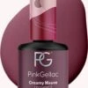 Pink Gellac - Creamy Mauve - Gellak - Vegan - Paars - Creamy Finish - 15 Ml -Cosmetica Winkel 830x1200