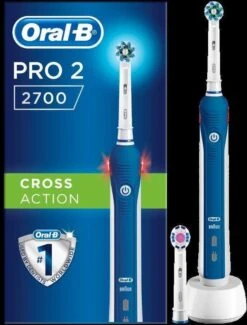 Oral B Oral-B Pro 2 2700 CrossAction - Elektrische Tandenborstel - Blauw, Wit 19 Oral B Oral-B Pro 2 2700 CrossAction - Elektrische Tandenborstel - Blauw, Wit -Cosmetica Winkel 911x1200 2