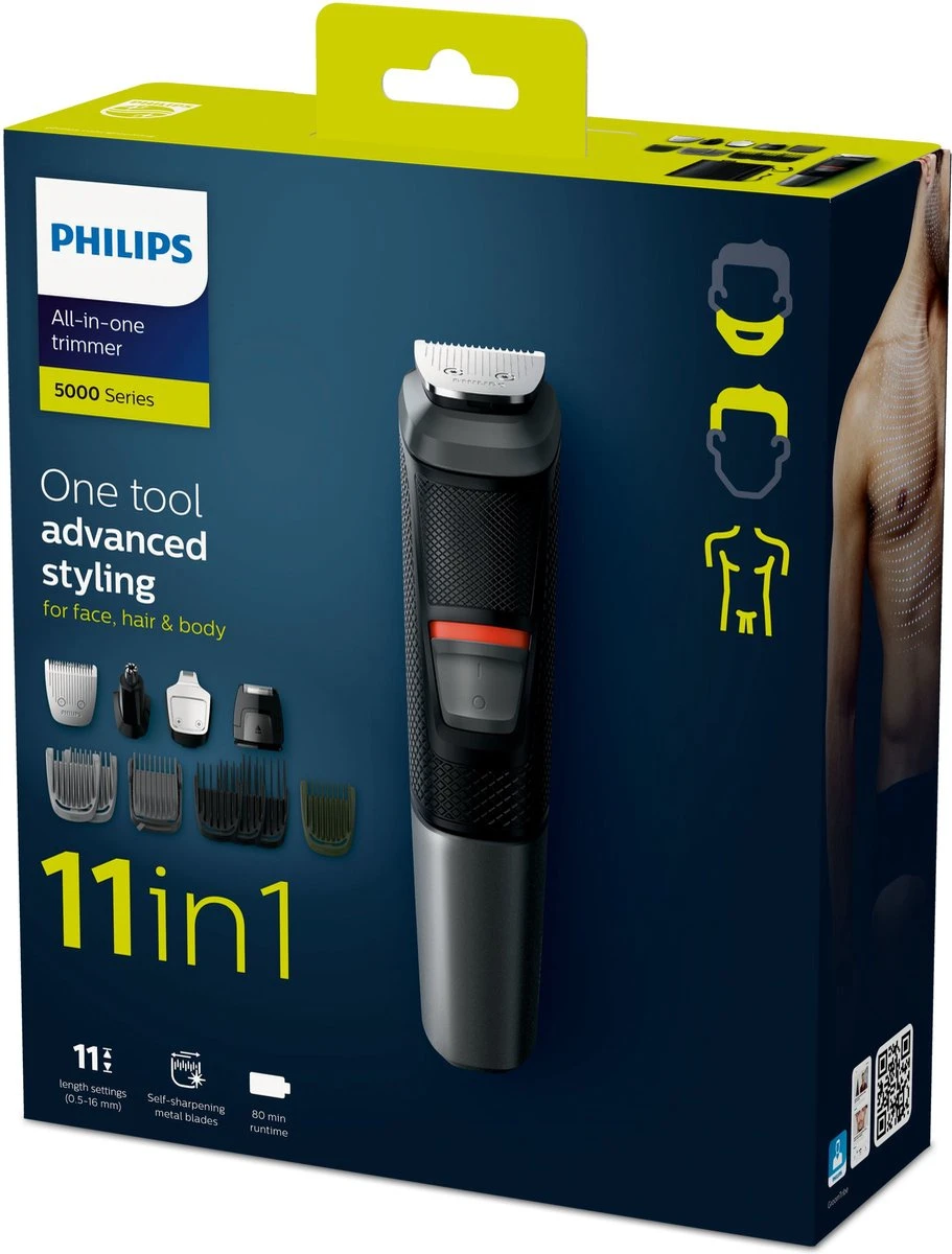 Philips Series 5000 MG5730/15 - Multigroom - Met 11 Hulpstukken 12 Philips Series 5000 MG5730/15 - Multigroom - Met 11 Hulpstukken - Afbeelding 10