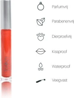 Blèzi® Lip Fix 45 Breezy Red - Lipstick - Lippenstift Langhoudend - Rood Oranje -Cosmetica Winkel 916x1200