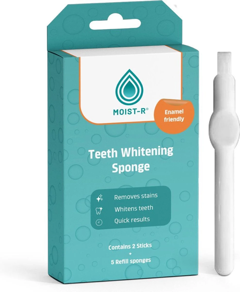 Moist-R Teeth Whitening Stick (2X) En 5 Refills - Thuis Tanden Bleken - Witte Tanden 3 Moist-R Teeth Whitening Stick (2X) En 5 Refills - Thuis Tanden Bleken - Witte Tanden